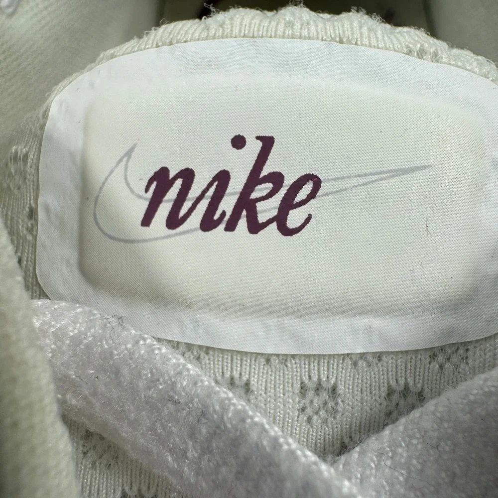 Nike Repel Womens Running Shoes White Silver Burgundy Reflective Sneakers 9